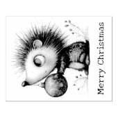 Schattige Kerstegel Rubberstempel (Afrduk)
