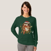 Schattige Kerstegel T-shirt (Voorkant volledig)