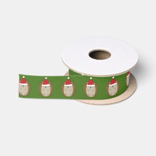 Schattige Kerstegeltje Satijnen Lint