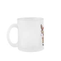 Schattige Kerstelandreindeer & Sneeuwman