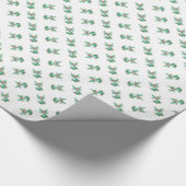 Schattige Kerstelf Cadeaupapier (Hoek)