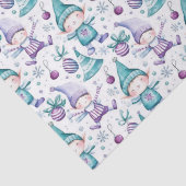 Schattige kerstelf patroon tissuepapier (Detail)