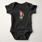 Schattige Kerstelf Romper (Voorkant)
