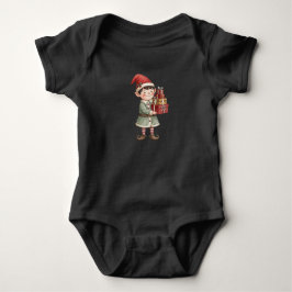 Schattige Kerstelf Romper