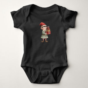 Schattige Kerstelf Romper