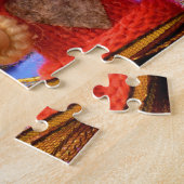 Schattige Kerstelfjes Legpuzzel (Zijkant)