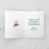 Schattige kerstelven in hun Speelgoed-winkel Feestdagen Kaart (Binnen)