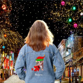 Schattige Kerstfee Elf Denim Jacket