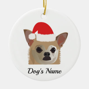 Schattige kerstfeest keramisch ornament