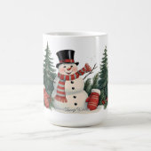 Schattige kerstfeest koffiemok (Center)