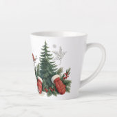 Schattige  kerstfeest latte mok (Rechts)