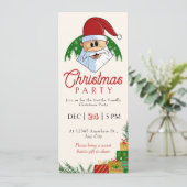 Schattige Kerstfeest Santa Feestelijk Elegant Bloe (Staand voorkant)