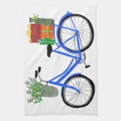 Schattige kerstfeestdagen met kerstcadeautjes theedoek (Verticaal)