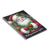 Schattige kerstfotoboek notitieboek (Rechterzijde)