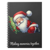 Schattige kerstfotoboek notitieboek (Voorkant)