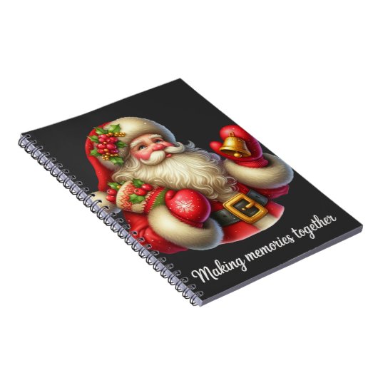 Schattige kerstfotoboek notitieboek (Rechterzijde)