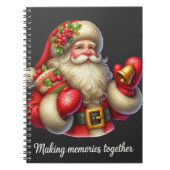 Schattige kerstfotoboek notitieboek (Voorkant)