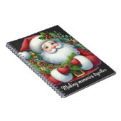 Schattige kerstfotoboek notitieboek (Rechterzijde)