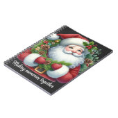 Schattige kerstfotoboek notitieboek (Linkerzijde)