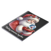 Schattige kerstfotoboek notitieboek (Linkerzijde)