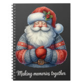 Schattige kerstfotoboek notitieboek (Voorkant)