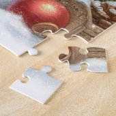 Schattige kerstgnoom legpuzzel (Zijkant)