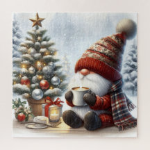 Schattige kerstgnoom