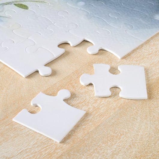 Schattige kerstgnoom legpuzzel (Zijkant)