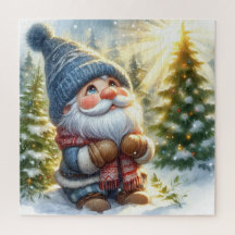 Schattige kerstgnoom