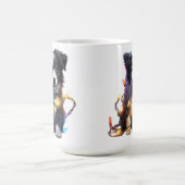 SCHATTIGE KERSTGRENS COLLIE PUPPY DOG MAGISCHE MOK (Midden)