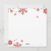 Schattige kersthert met gewei en bloemkroon feestdagenkaart (Achterkant)