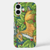 Schattige Kerstherten in het Bos met Hulst Case-Mate iPhone Case (Achterkant)