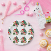 Schattige kersthondenBorden Papieren Bordje (Feest)