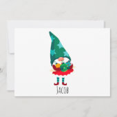 Schattige Kerstkabouter met Kerstversiering Feestdagenkaart (Voorkant)