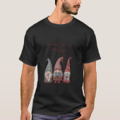 Schattige kerstkabouters met vakantiejuichen t-shirt (Voorkant)