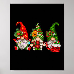 Schattige Kerstkabouters Poster