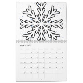 Schattige Kerstkabouters Vakantiedesign. Kalender (Mar 2027)