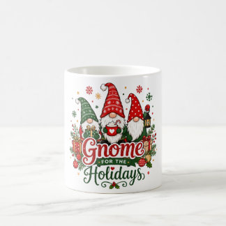 Schattige Kerstkabouters Vakantiedesign Koffiemok
