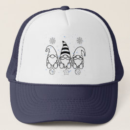 Schattige Kerstkabouters Vakantiedesign. Trucker Pet