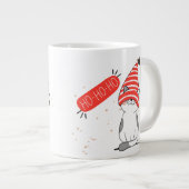 schattige kerstkat grote koffiekop (Voorkant rechts)