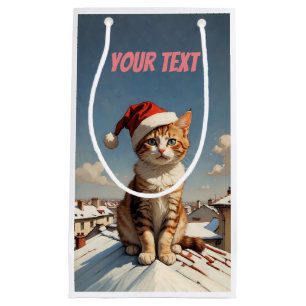 schattige kerstkat klein cadeauzakje
