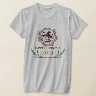 Schattige Kerstkat T-shirt 2024 – Feestelijke fees