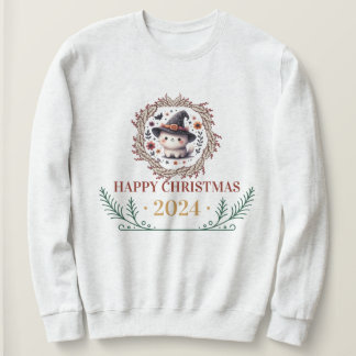 Schattige Kerstkat T-shirt 2024 – Feestelijke fees