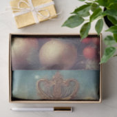 Schattige Kerstkat Vintage Decoupage Tissuepapier (Geschenk)