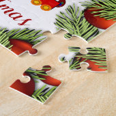 Schattige Kerstkat voor Kinderen Legpuzzel (Zijkant)