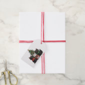 Schattige Kerstkatten Cadeaulabel (Met Touw)