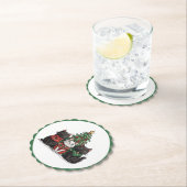 Schattige Kerstkatten Kartonnen Onderzetters (Insitu)