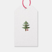 Schattige kerstkerstcadeautjes Labels Cadeaulabel (Achterkant)