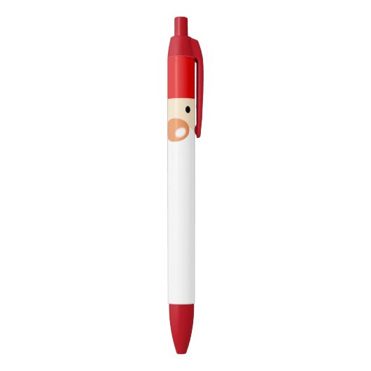 schattige kerstkerstkerstkerstmangezicht zwarte inkt pen (Achterkant (Verticaal))