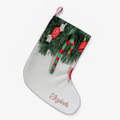 Schattige kerstkeukens - op maat kleine kerstsok (Voorkant (Hangend))